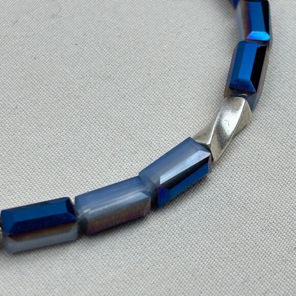 Alex and Ani Bracelet Lot - Vintage Sixty Six and Beaded Wrap Blue Green Energy - Picture 5 of 12